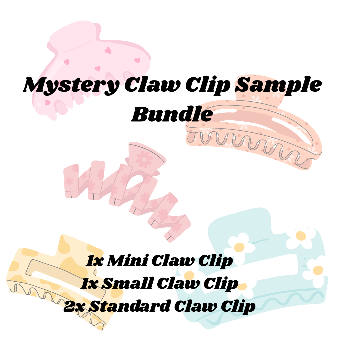 Mystery Claw Clip Bundle - Sample Pack