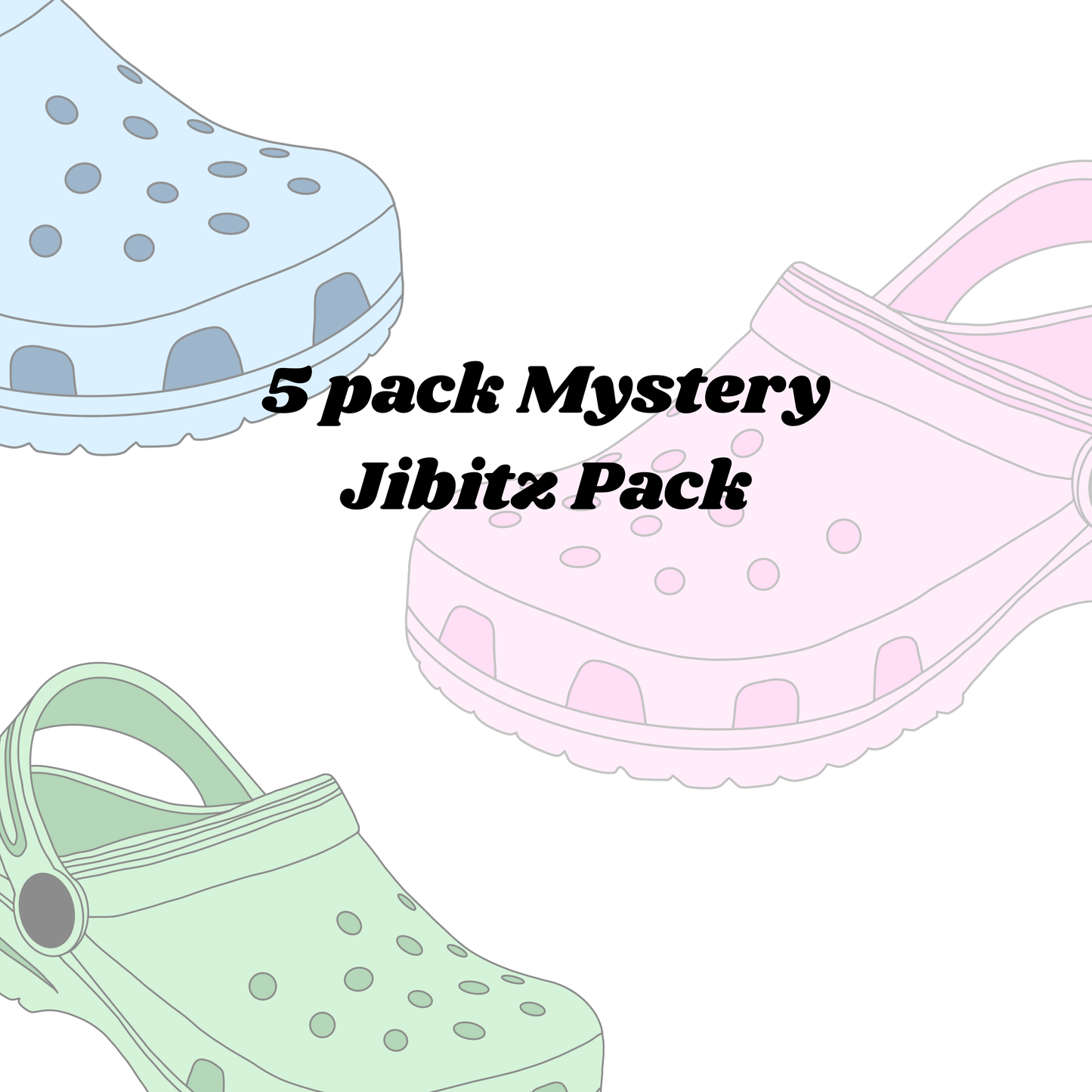 Mystery Jibitz 5 Pack