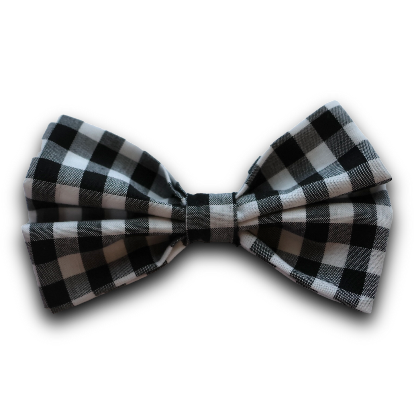 Mini Bow - Black Gingham