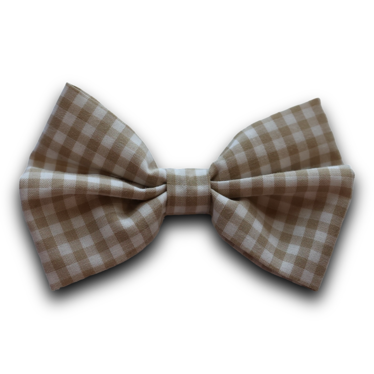 Mini Bow - Brown Gingham