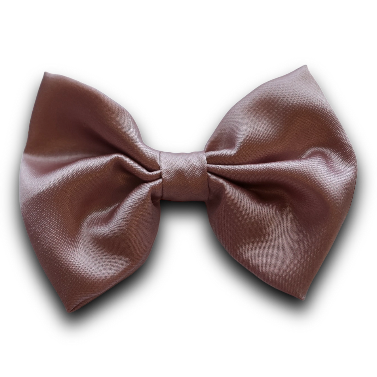 Mini Bow - Dusty Pink Satin