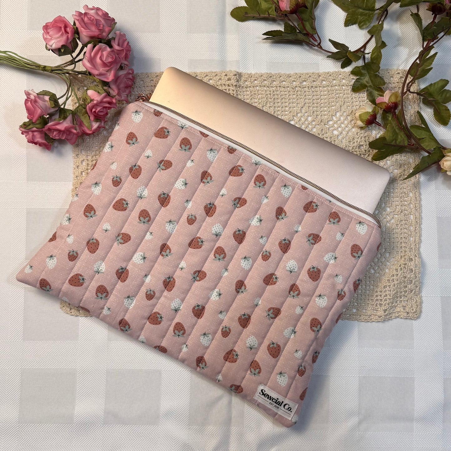 Laptop Sleeve - Muted Strawberry