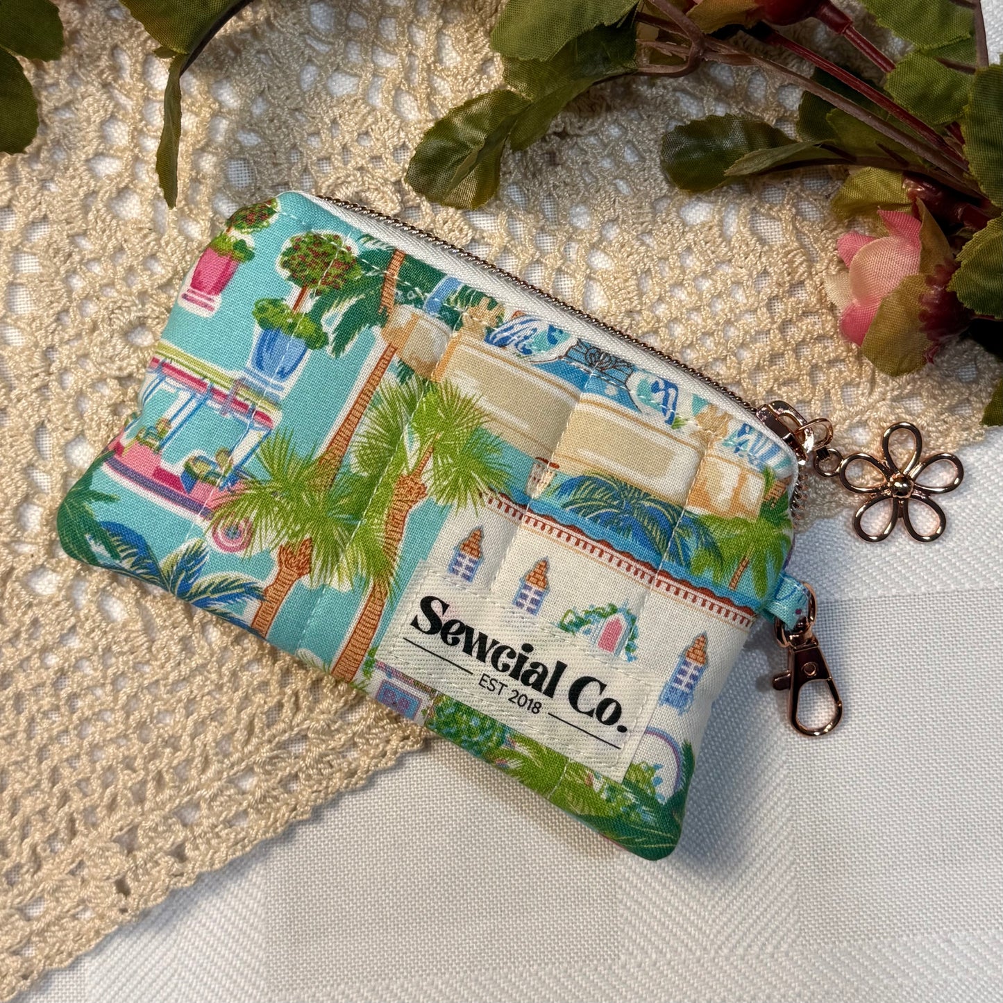 Keyring Pouch - Beach Vacay