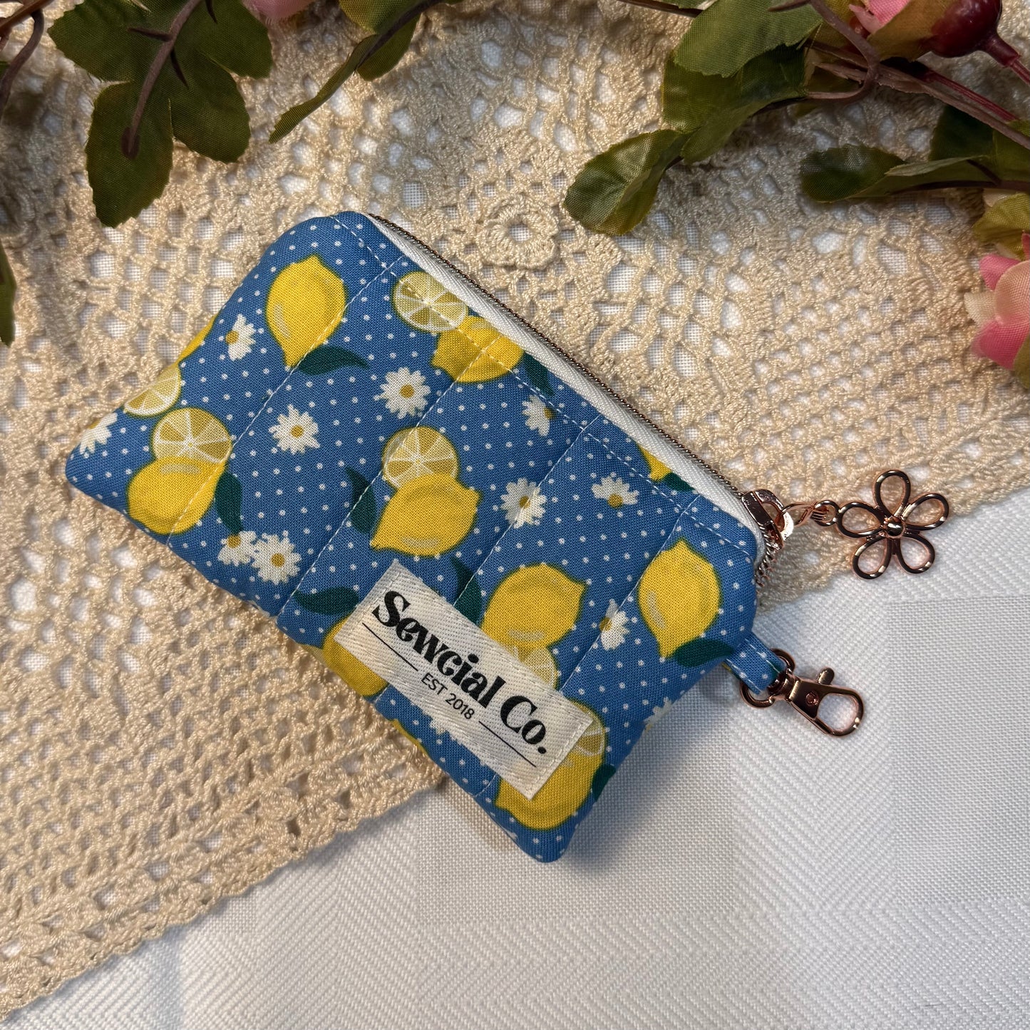 Keyring Pouch - Lemon