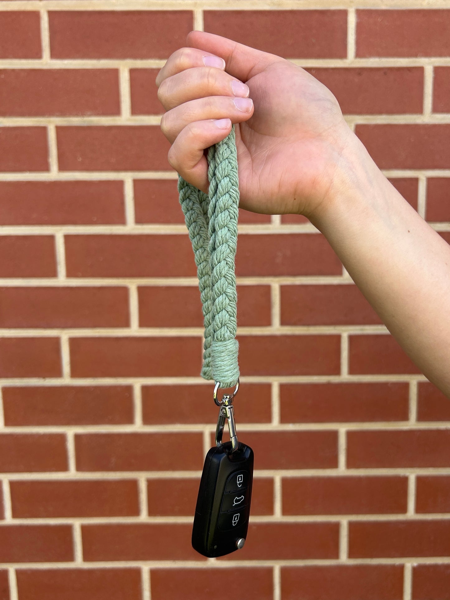 Macrame Lanyard - Light Green