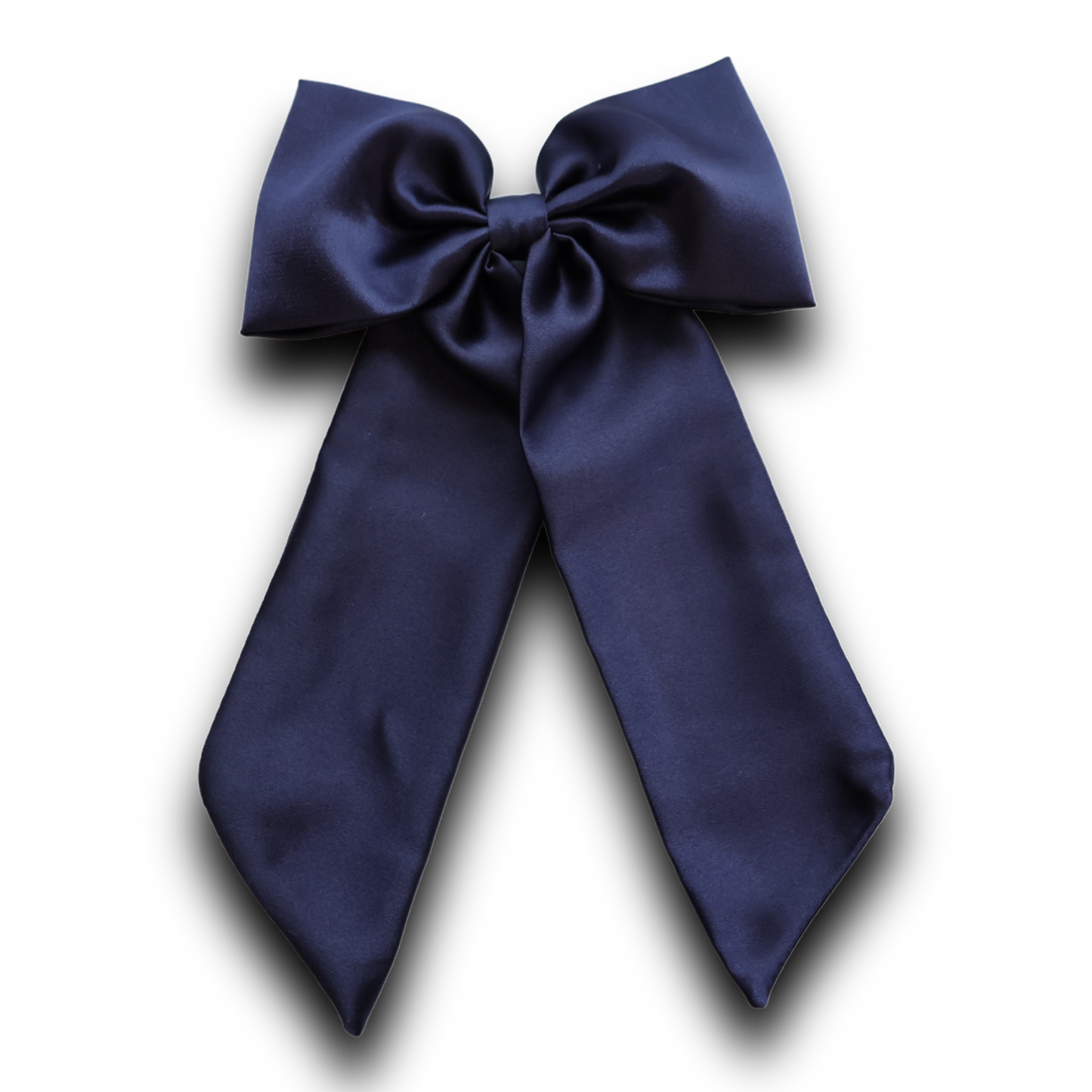 Standard Hair Bow - Navy Blue