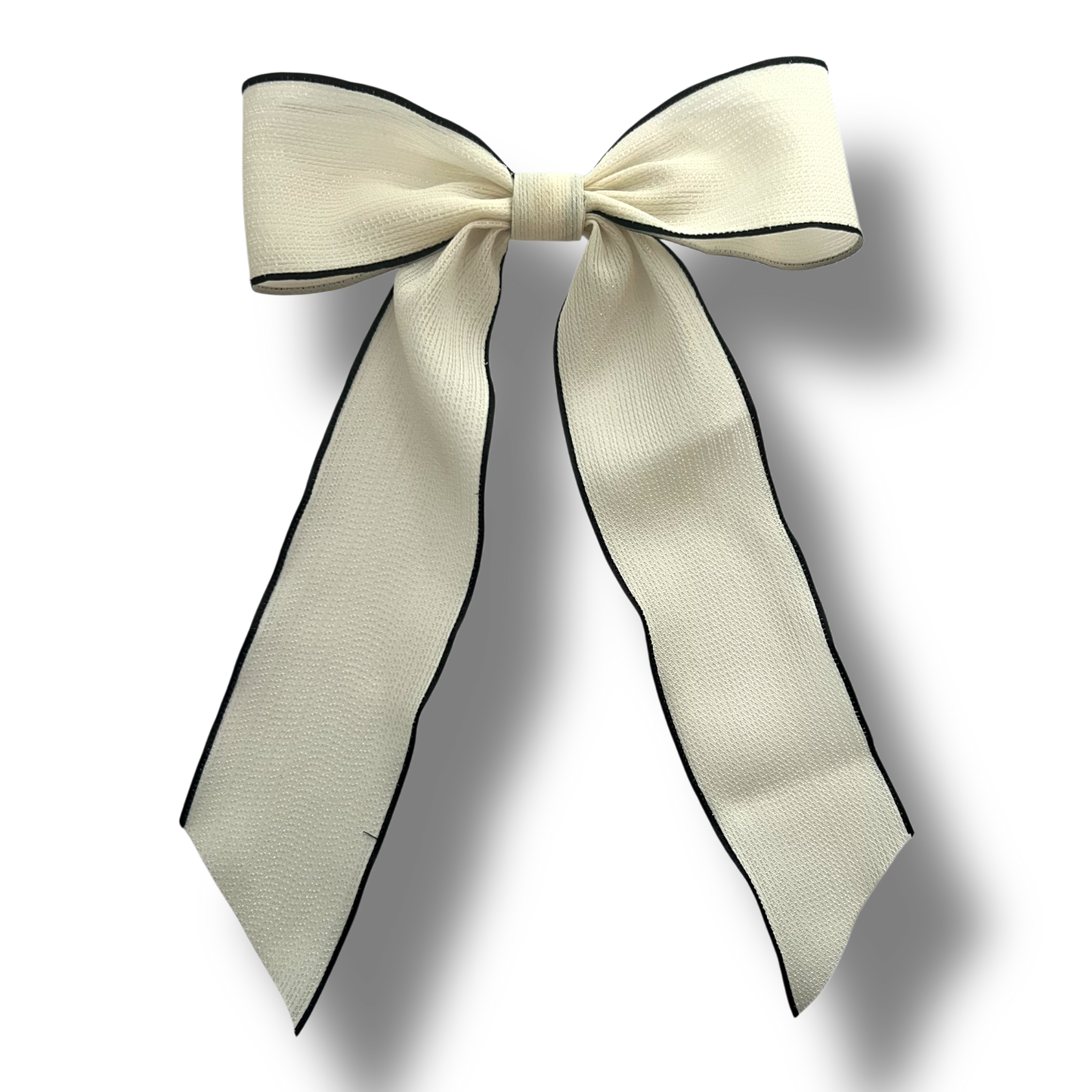 Ribbon Bow - White Shimmer