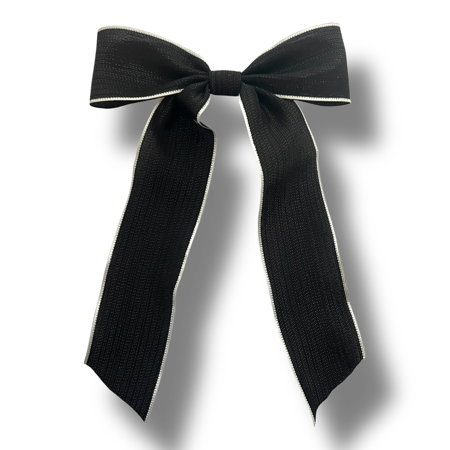 Ribbon Bow - Black Shimmer
