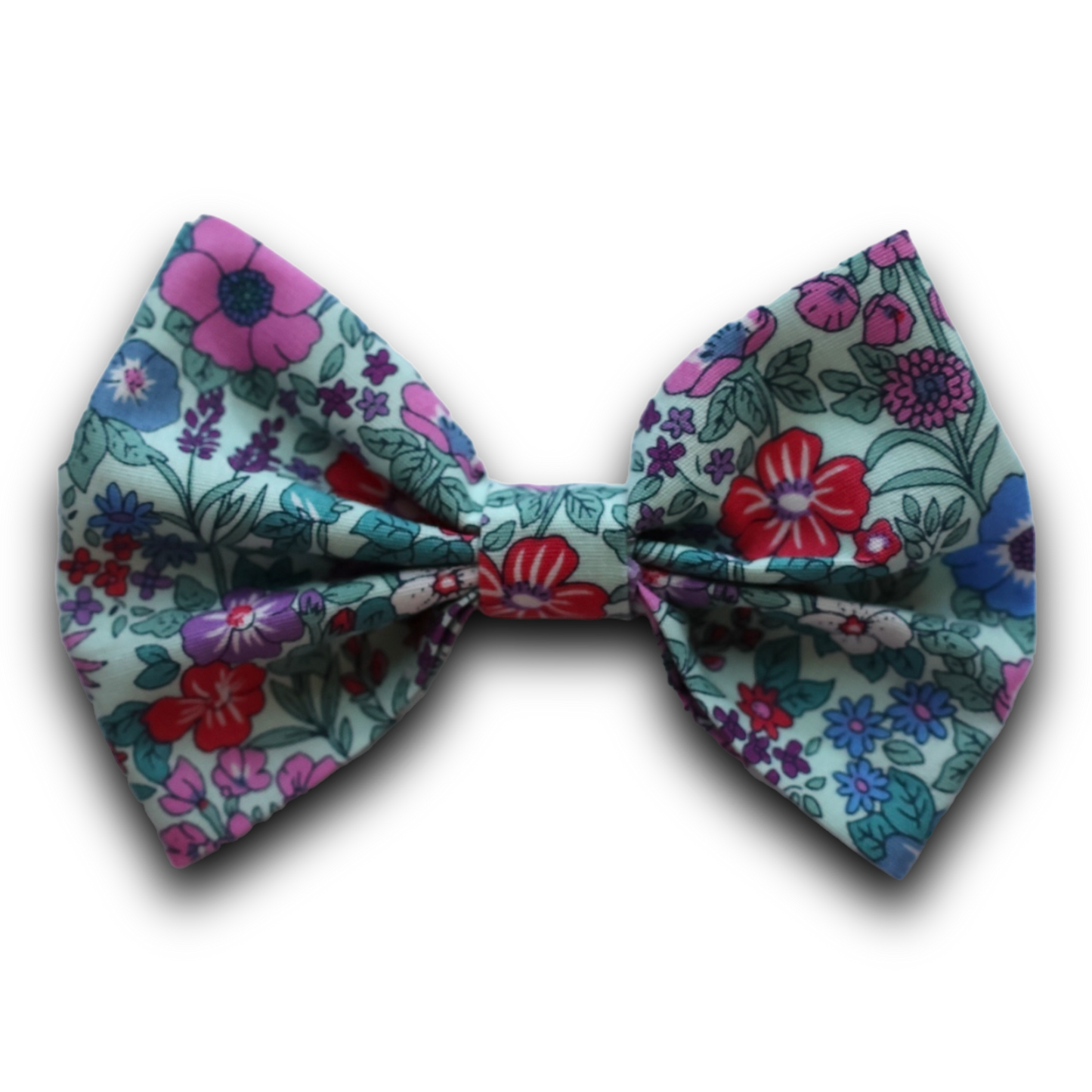 Mini Bow - Purple Floral