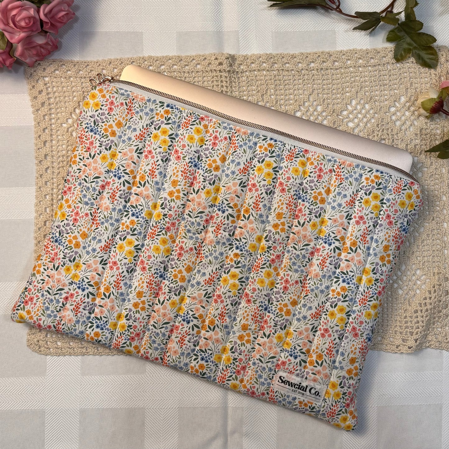 Laptop Sleeve - Bright Floral