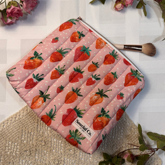 Boxed Pouch - Bright Strawberry