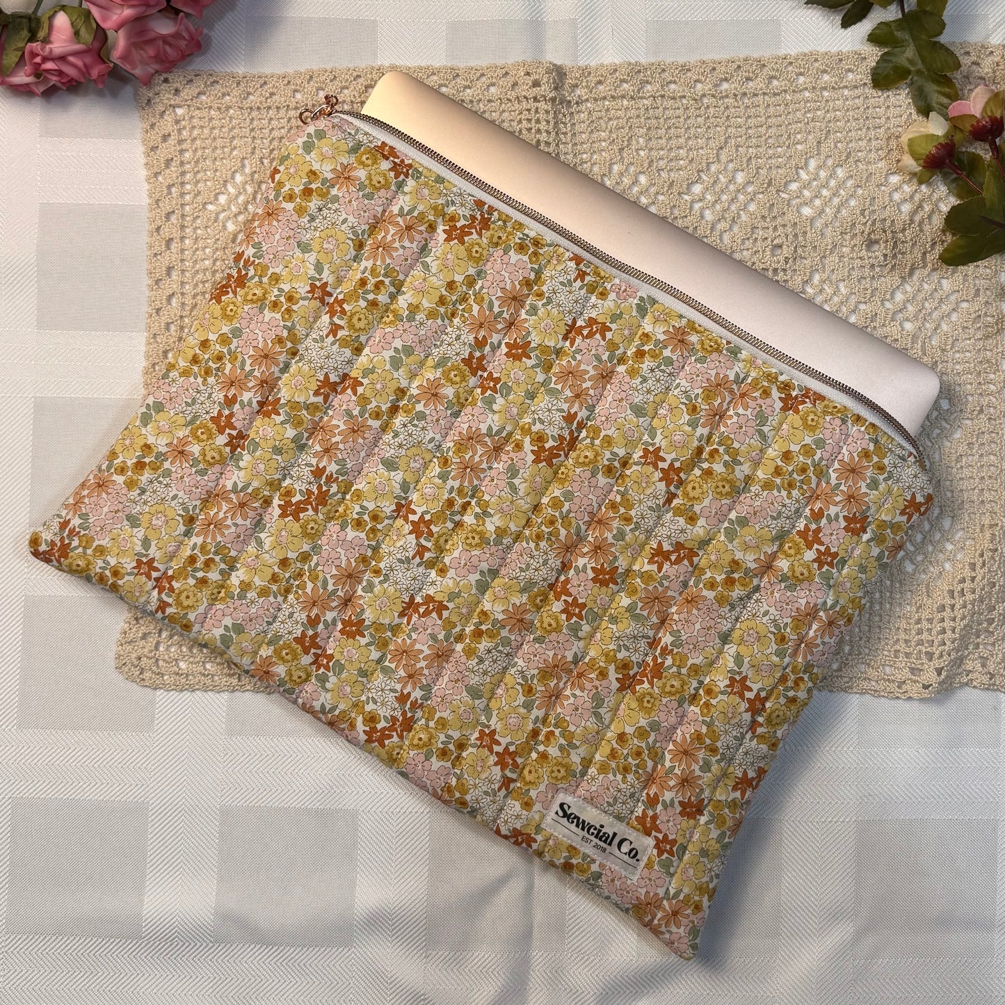 Laptop Sleeve - Dust Floral