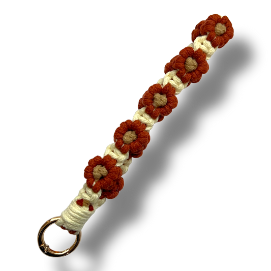 Macrame Flower - Rust