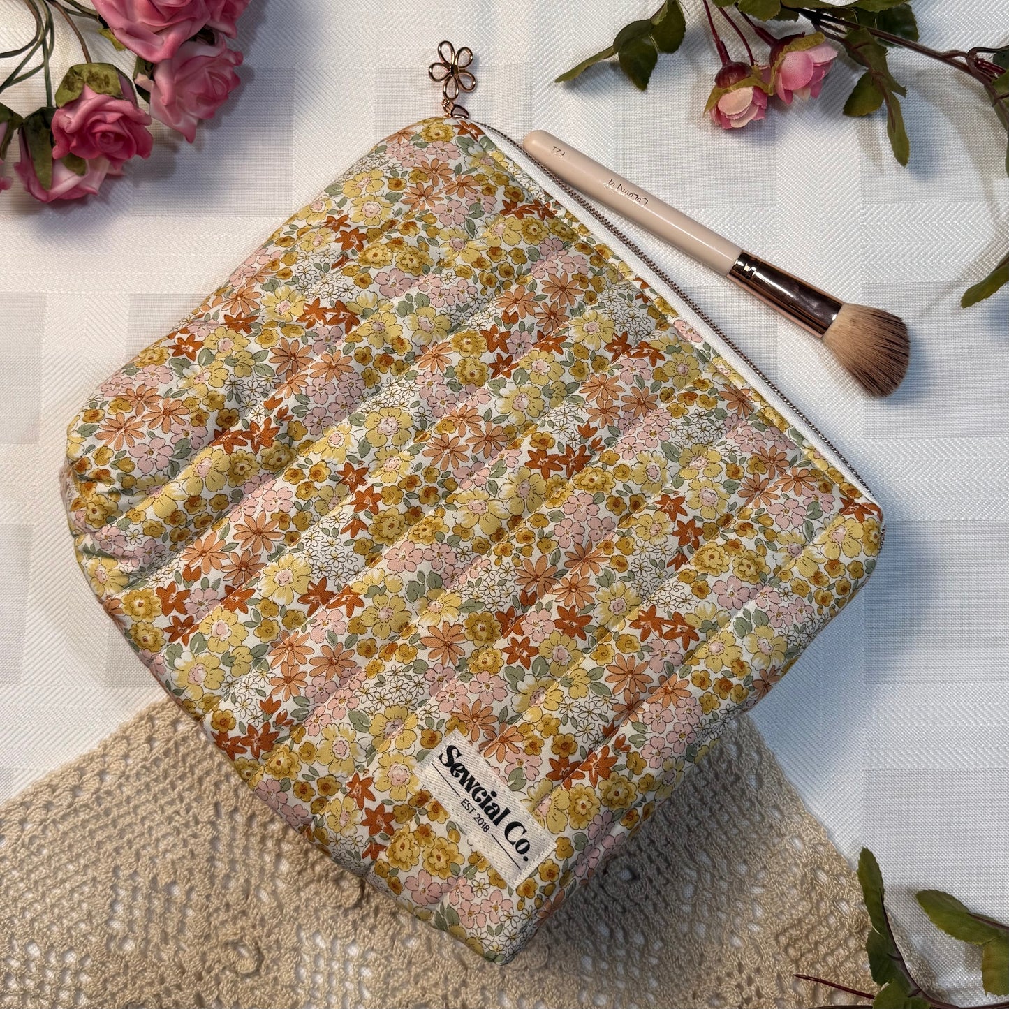 Boxed Pouch - Dust Floral