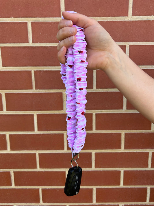 Scrunchie Lanyard - Ladybug