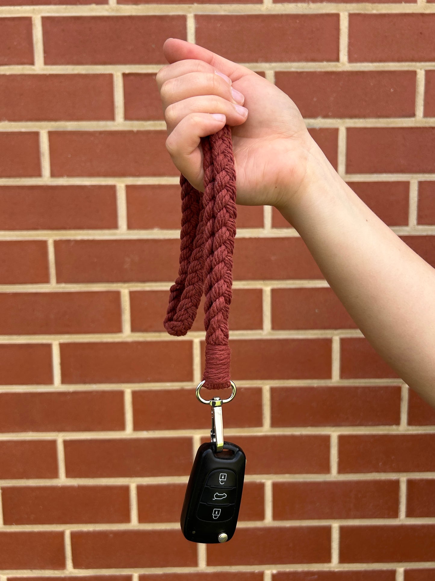 Macrame Lanyard - Red
