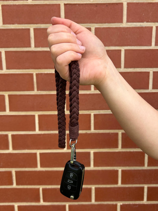 Macrame Lanyard - Chocolate
