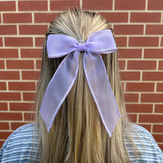 Ribbon Bow - Purple