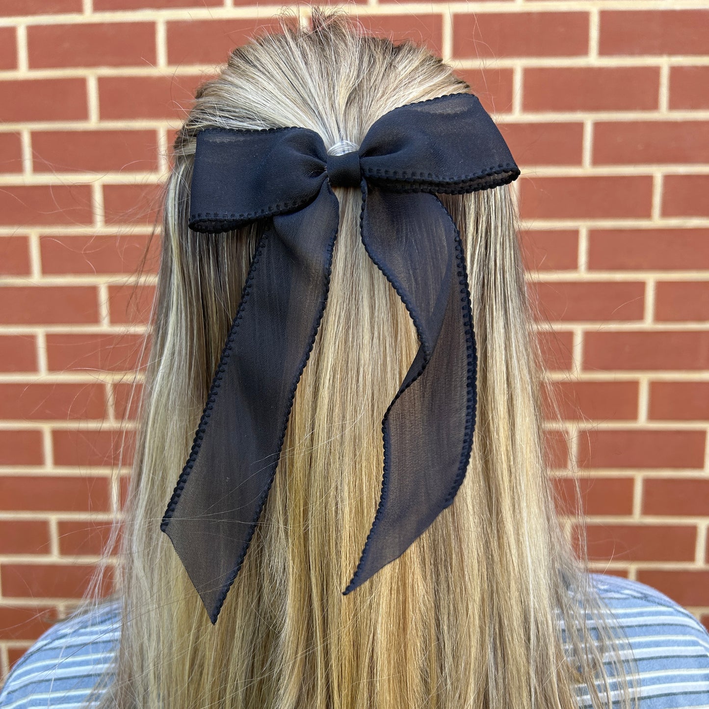 Ribbon Bow - Black