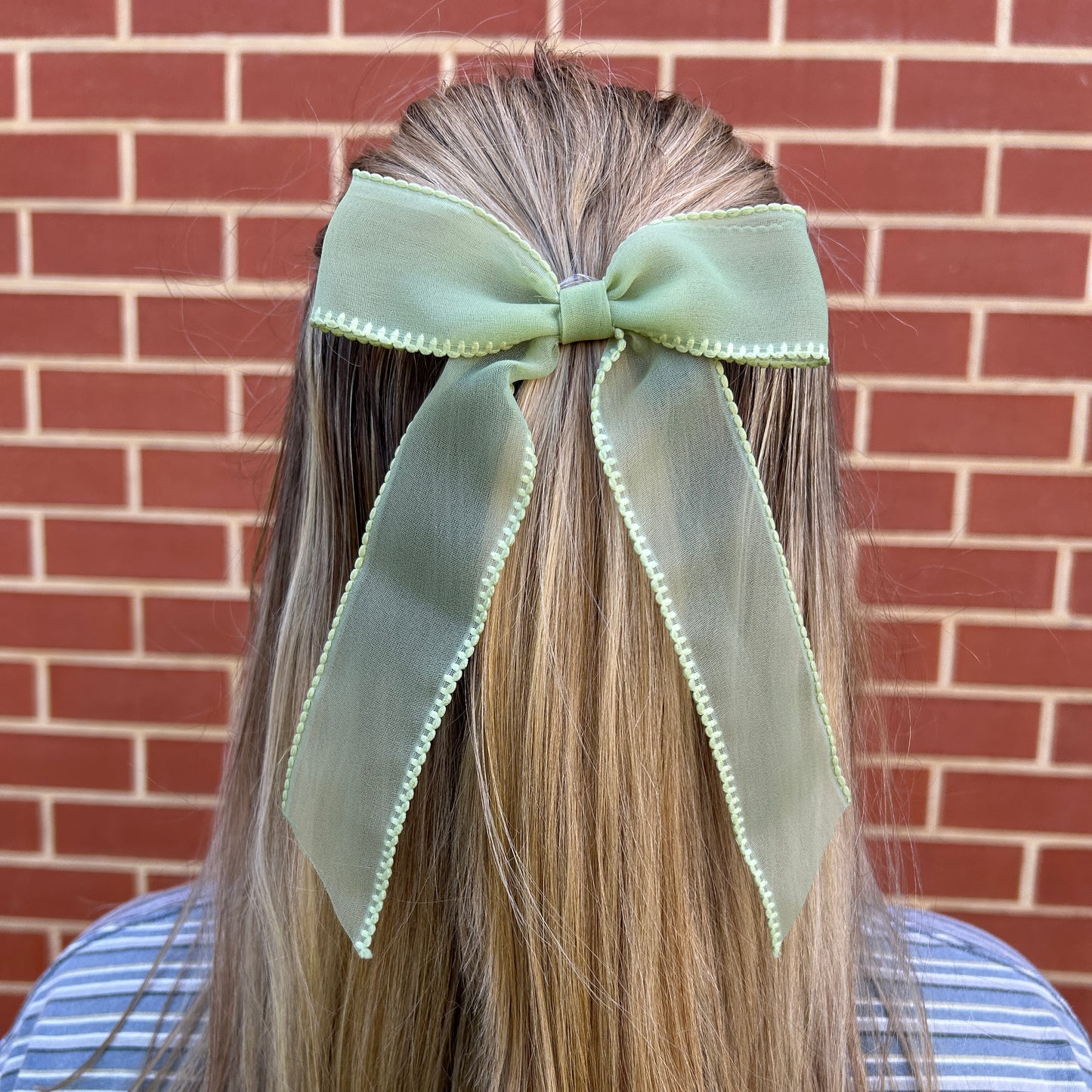 Ribbon Bow - Sage