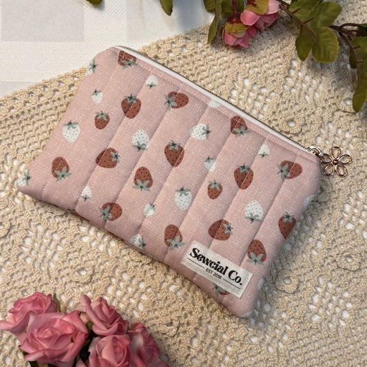 Small Pouch - Muted Strawberry