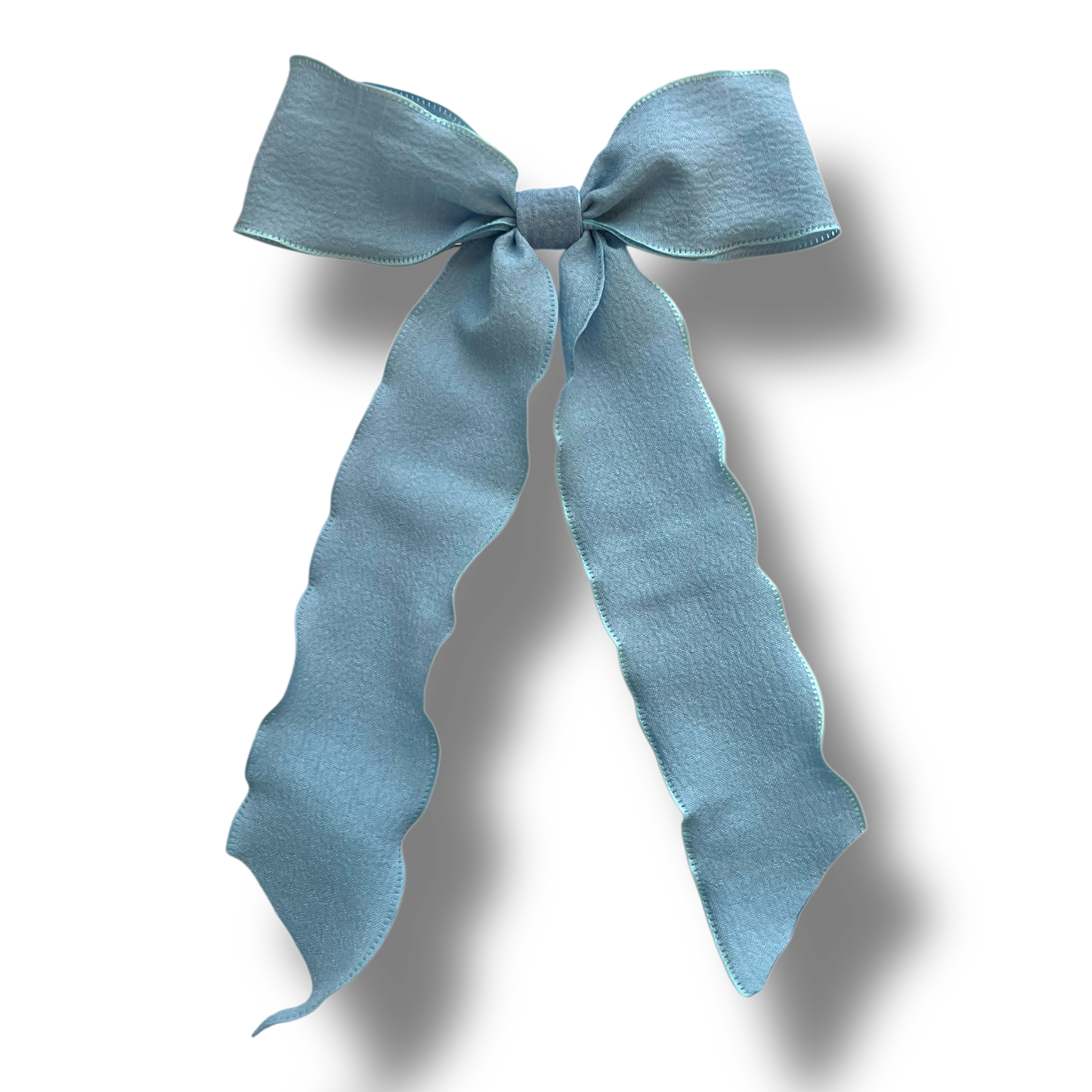 Ribbon Bow - Blue Wave