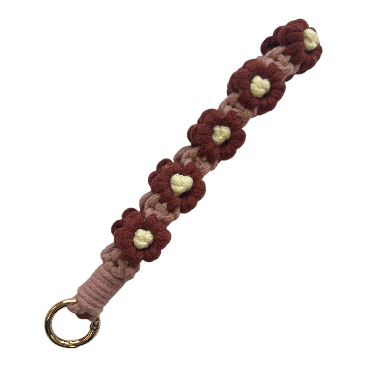 Macrame Flower - Wine
