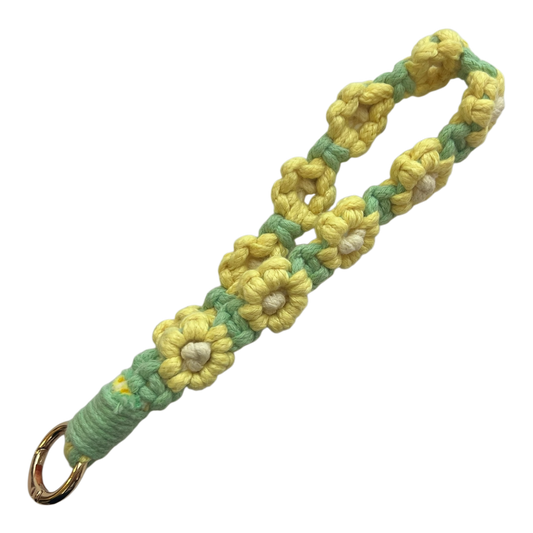 Macrame Flower - Light Yellow