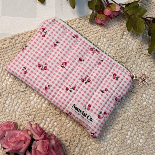 Small Pouch - Strawberry & Cherry