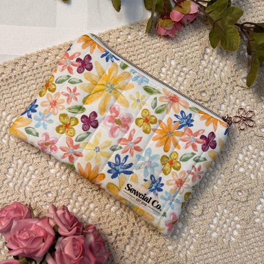 Small Pouch - Water Colour Floral